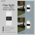 Solar Waterproof Outdoor Automatic Wall Decor Light for Home Garden and Outdoor