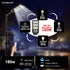 Solar Street Light Automatic 180W Motion Sensor Light with Remote Control for Home and Outdoor