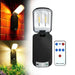 Solar Wall Light Outdoor Waterproof Motion Sensor Automatic Lamp For Home, Garden, Pathways (Renewed)