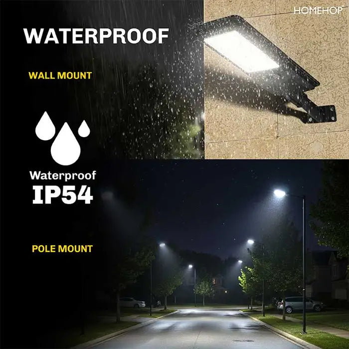solar light motion detection sensor lamp