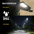 solar light motion detection sensor lamp