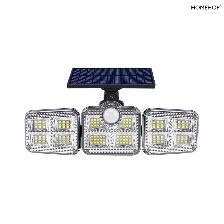 Solar split induction wall light