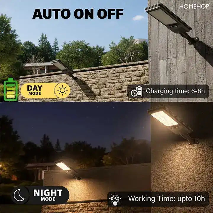 solar light outdoor automatic on and off