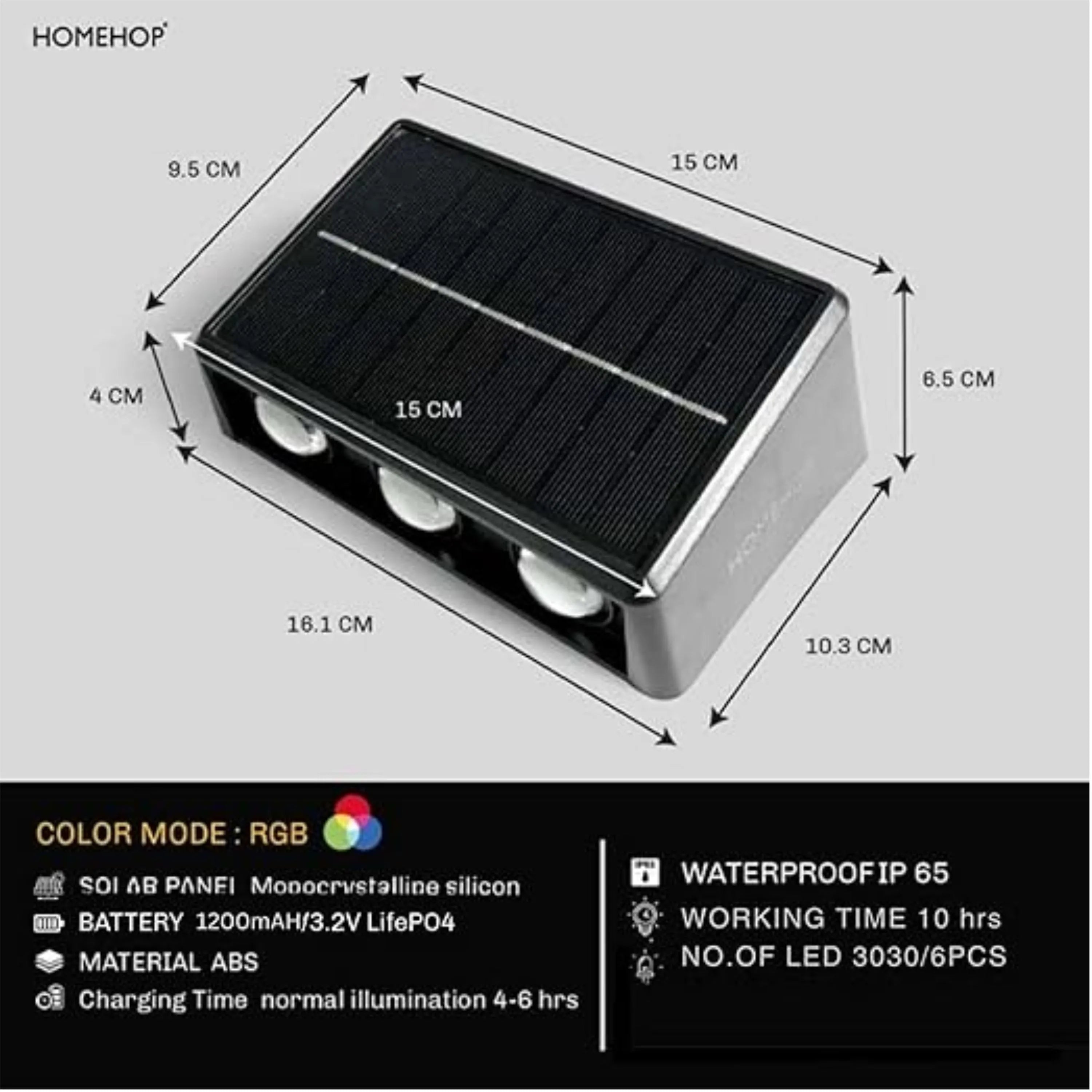 solar light outdoor waterproof lamp