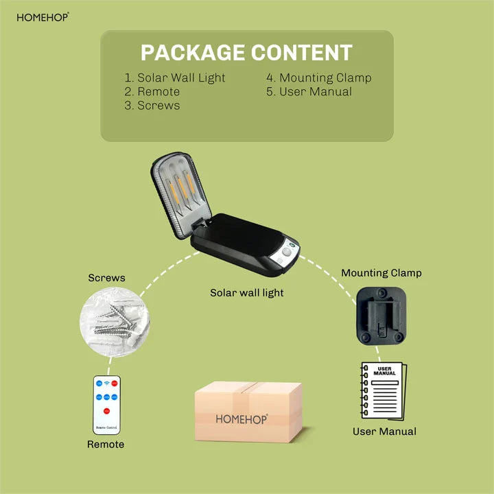 solar motion activated light