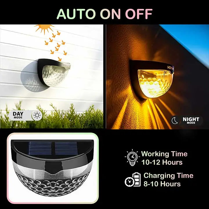 Solar Decorative Lights For Outdoor Garden Wall Decoration Fairy Lamp (Waterproof, Warm Lights)