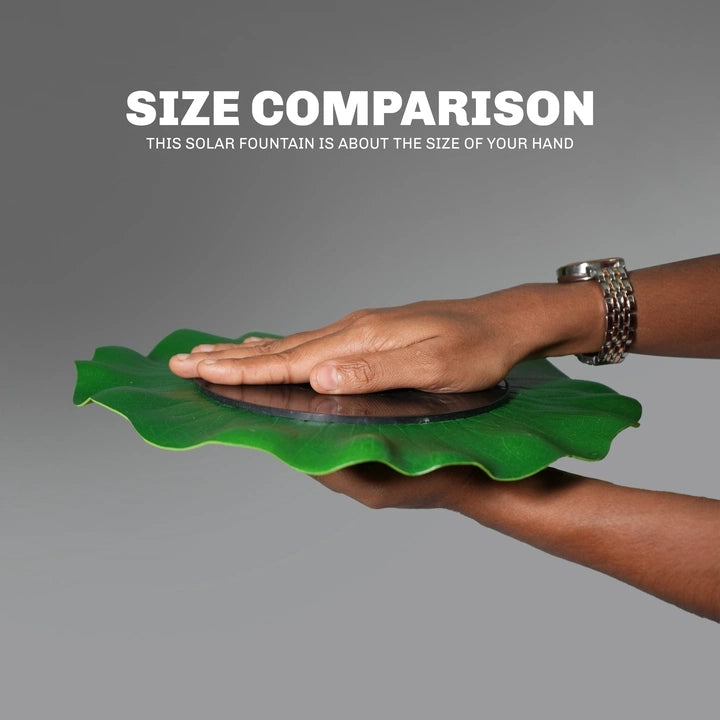 solar pool water fountain