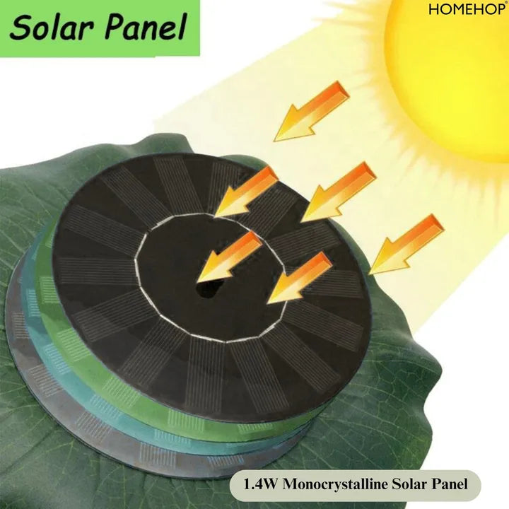 solar pool water fountain