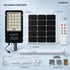 Solar Street Light Outdoor Waterproof 200 Watt Wireless Rechargeable LED for Home and Garden (20000 mAh, Aluminum)