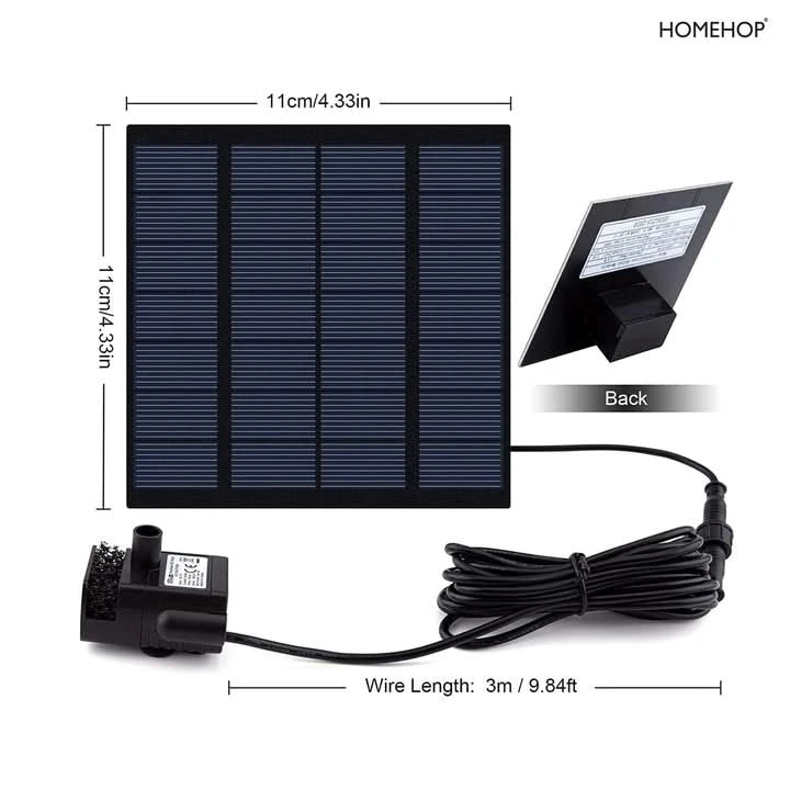 solar power for water fountains