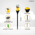 Solar Flickering LED Flame Lights Outdoor Garden Light Waterproof Portable Landscape Decoration Lamp