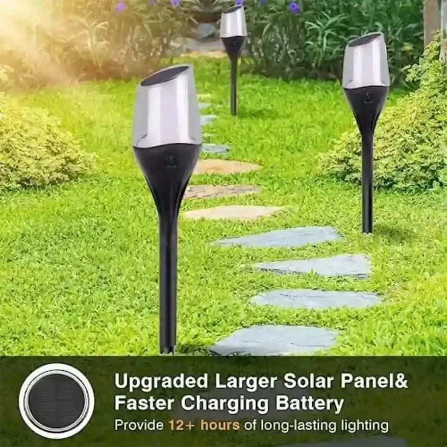 Solar Lamps For Garden Flickering LED Waterproof Portable Landscape Decoration Light (Refurbished) - HOMEHOP®