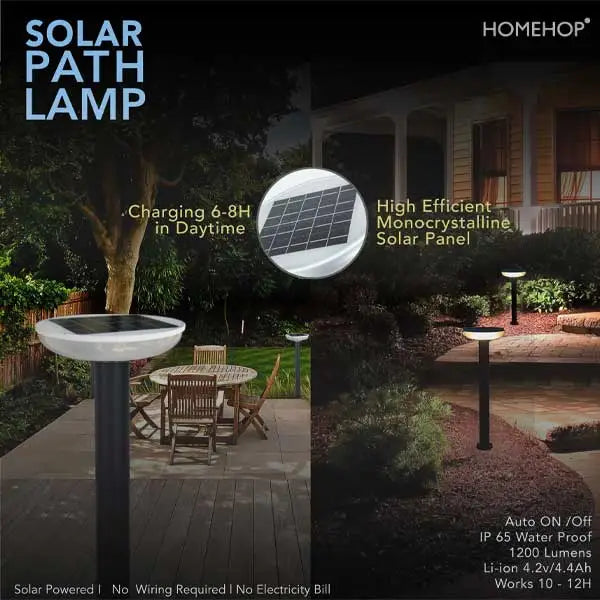 solar powered pathway lights