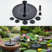 Solar Powered Pump Floating Decorative Water Fountains with 8 Nozzles for Outdoor, Garden Decor, Pool, and Pond