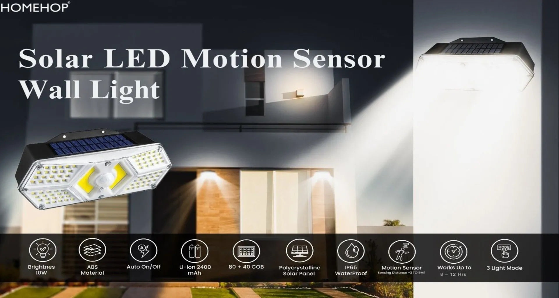 solar sensor outdoor lights