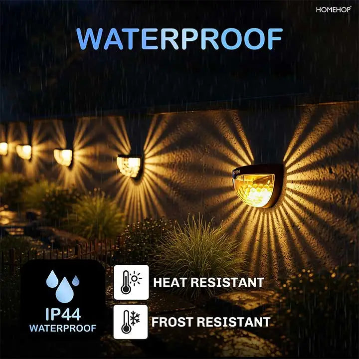 Solar Decorative Lights For Outdoor Garden Wall Decoration Fairy Lamp (Waterproof, Warm Lights)