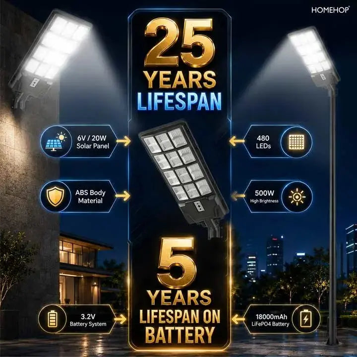 solar street light outdoor waterproof automatic