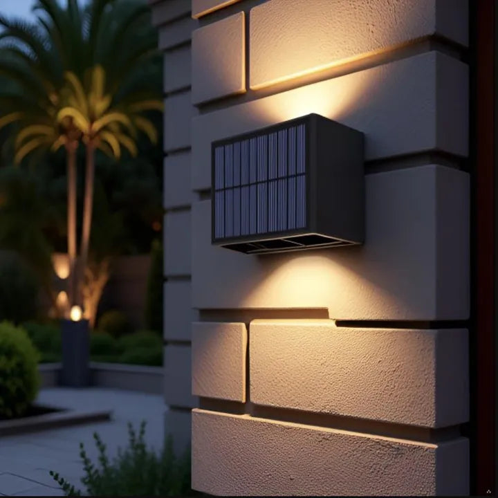 solar wall lantern