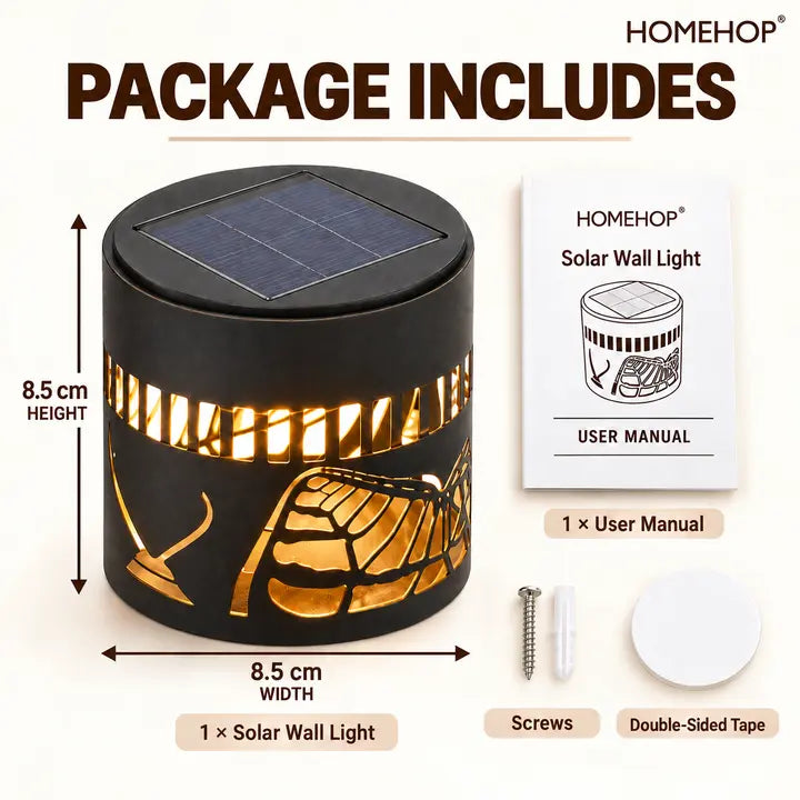 solar wall light  outdoor garden