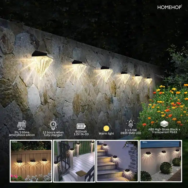 solar wall lights outside