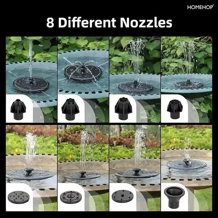solar water fountain pump