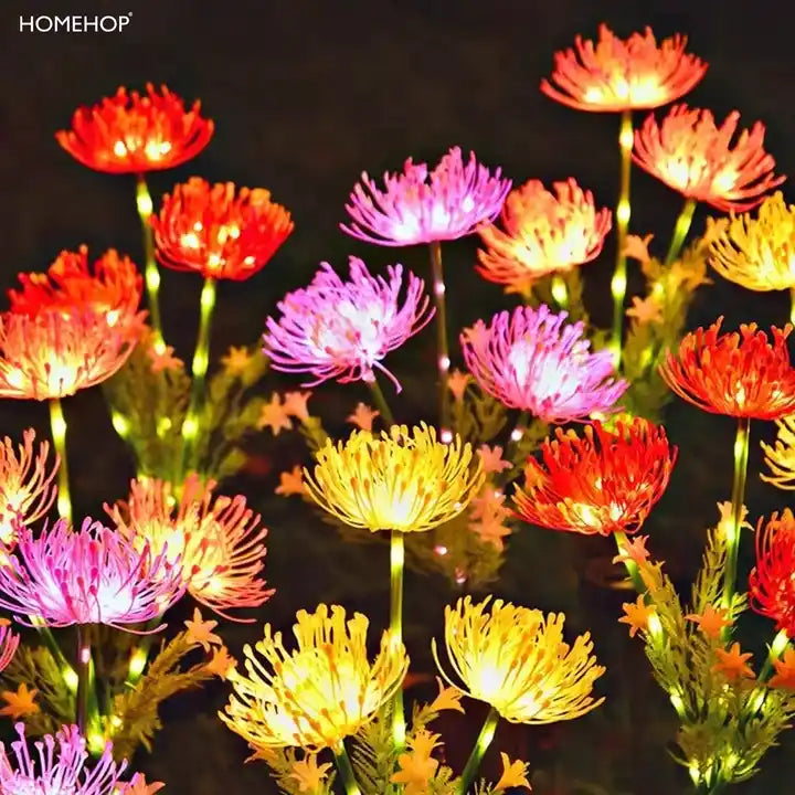 solar flower light 
