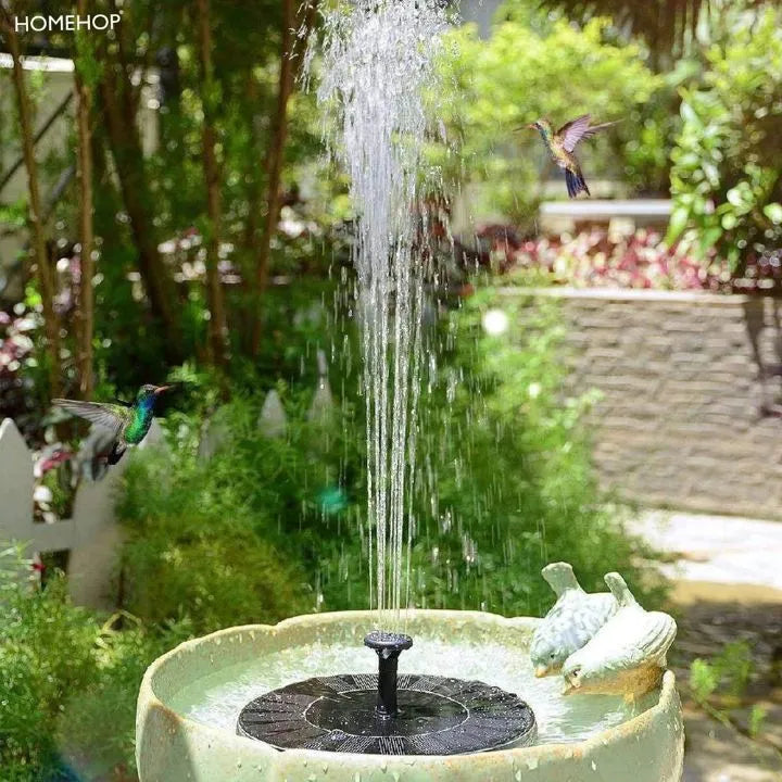 solar fountain for home