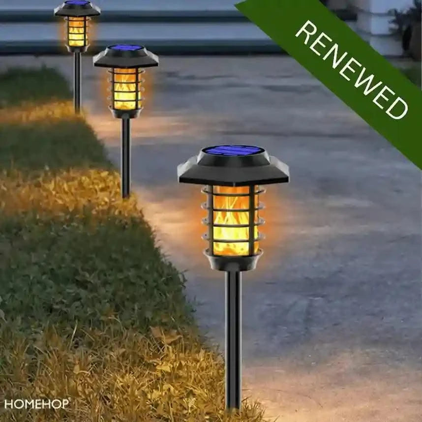 solar lamps for garden and pathways with waterproof technology (refurbished) - HOMEHOP®