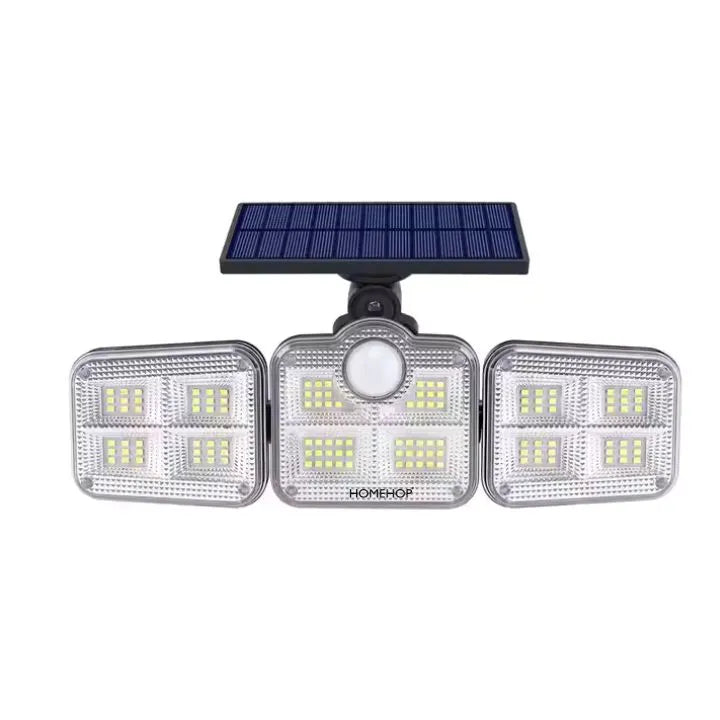 Solar Wall Lamp Waterproof 121 COB Motion Sensor Outdoor Wall Solar Lanterns with 3 Modes