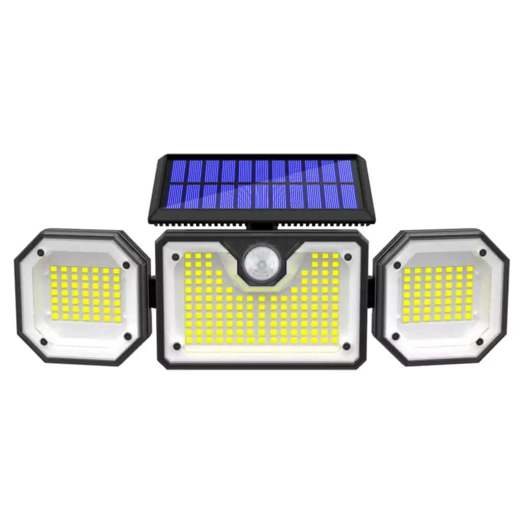 Solar Lights With Motion Sensor Outdoor Waterproof LED Wall Light For Home Security (Cool White) - HOMEHOP®