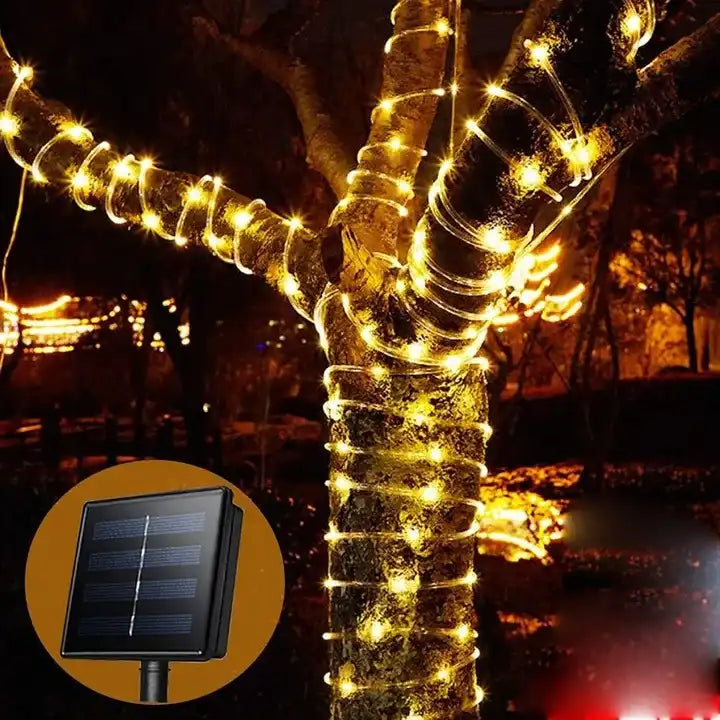 solar powered outdoor christmas decorations