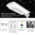 Solar LED Street Light Outdoor 80W Waterproof Lamp For Home, Garden With Remote Control (Renewed)