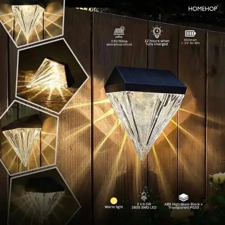 solar wall lights led