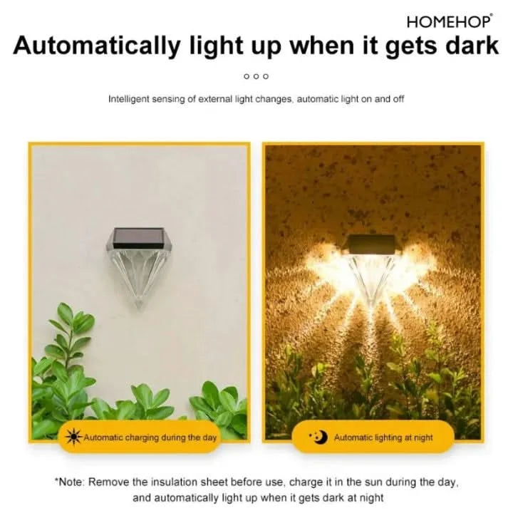 solar wall lights outside 