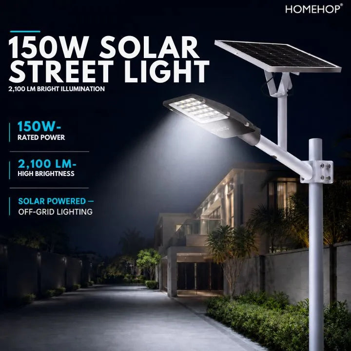 street with light outdoor lamp