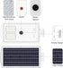 Solar LED Street Light Outdoor Lighting 250W Motion Sensor Lamp For Home And Garden With Remote Control (Renewed)