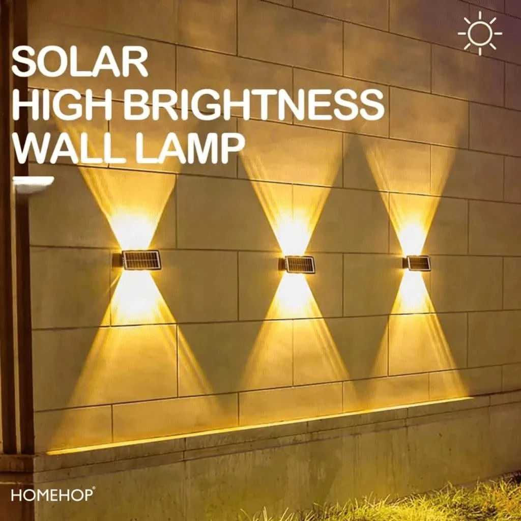 Solar Up & Down Light Waterproof LED Garden Wall Lights For Outdoor, Home - HOMEHOP®