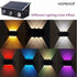 Solar Decoration LED Up Down Lighting Outdoor Wall Lamp Waterproof For Home, Garden, Fence, Stair (RGB Light, ABS)(Refurbished) - HOMEHOP®