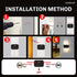 Solar Outdoor Lights Waterproof Automatic Wall Decor Lamp for Home Garden and Outdoor (Renewed)
