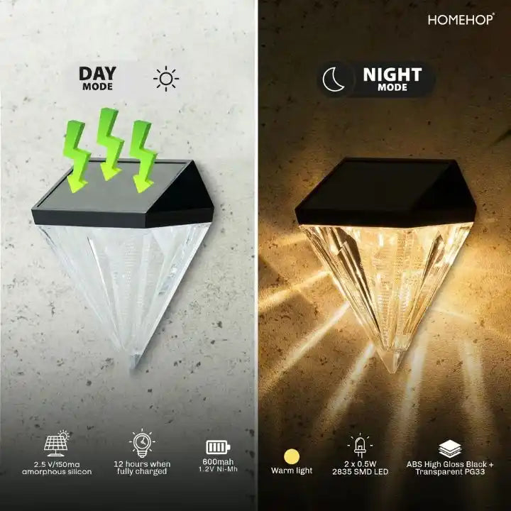 wall outdoor solar lights 