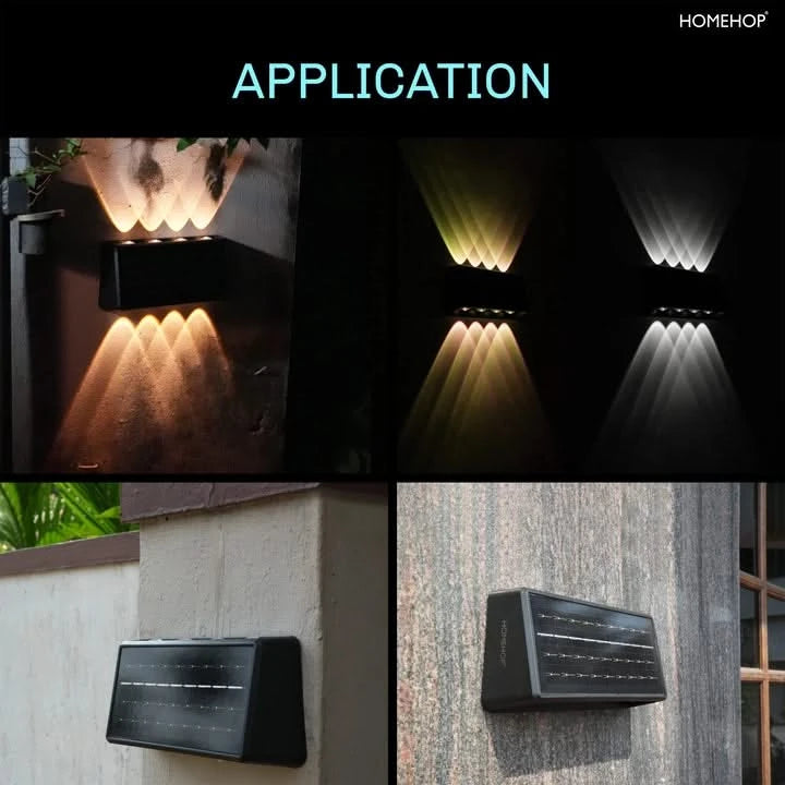 wall lights solarpowered waterproof