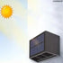 Solar Wall Lights Outdoor Waterproof Decorative Adjustable Up and Down Lamp for Garden, Home Wall and Balcony (Renewed)