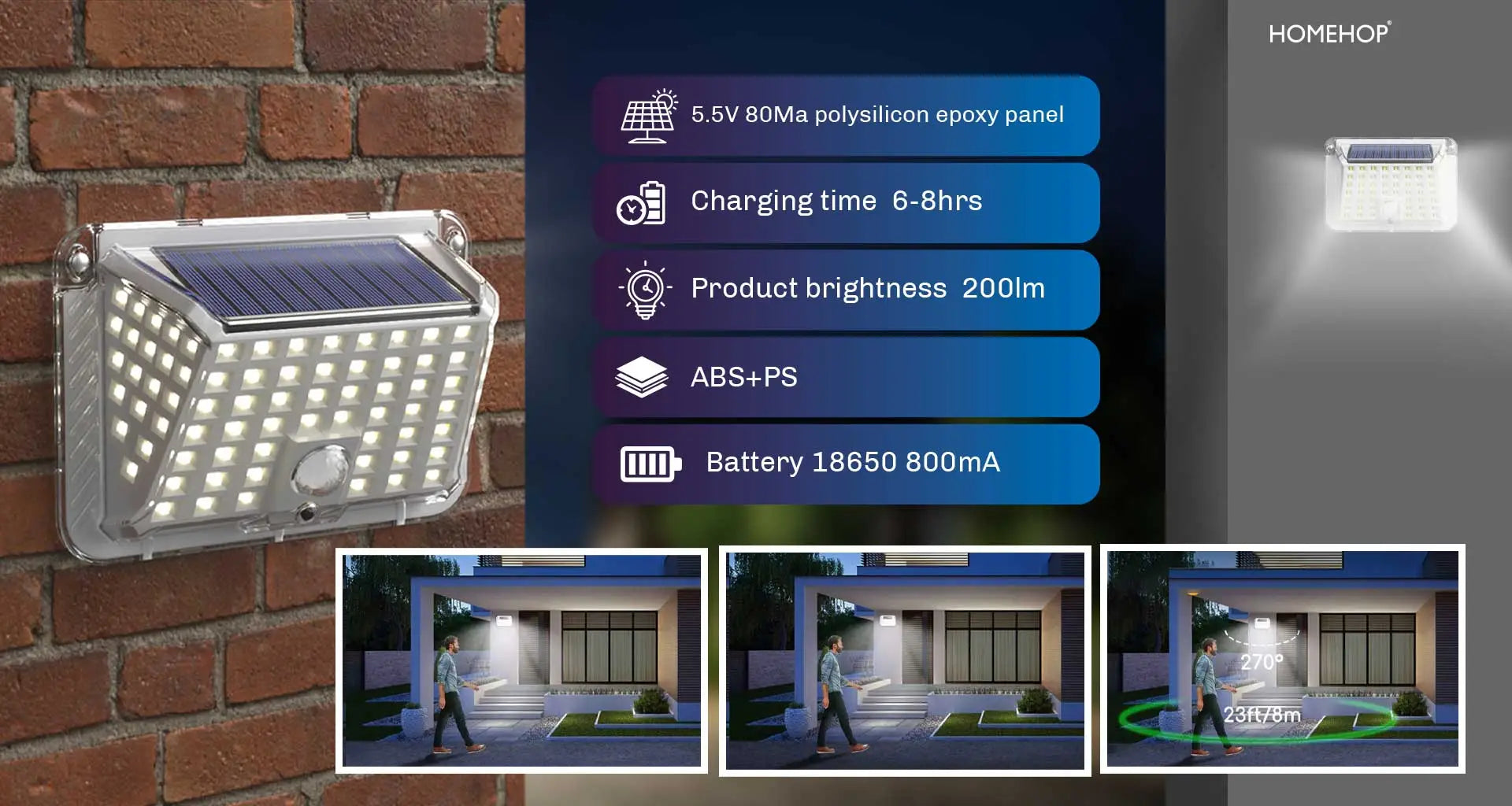 wireless motion sensor light
