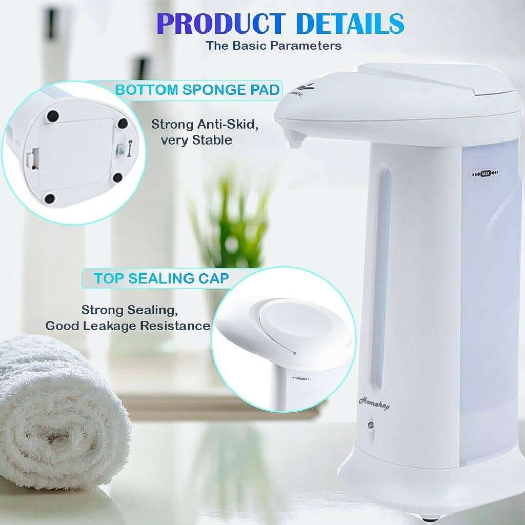 automatic soap dispenser basic product parameters