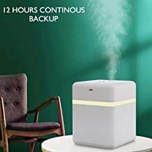 air humidifier 12hours continuous backup