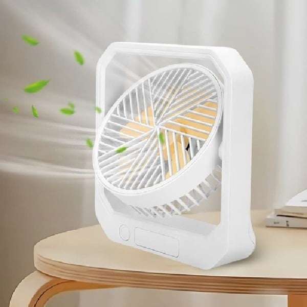 rechargeable small mini portable table fan