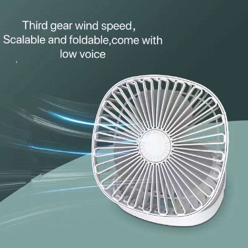 mini table fan with powerful energy and strong airflow