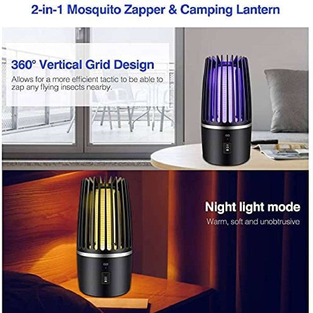 2 in 1 mosquito zapper and camping lantern
