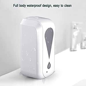 automatic sanitizer dispenser full body waterproof and easy to clean