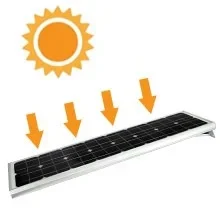 high efficient mono crystalline solar panel